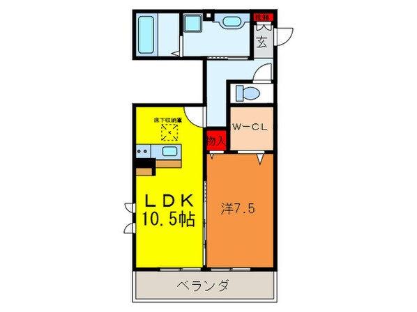 カーサヴェルデ鶴見の物件間取画像